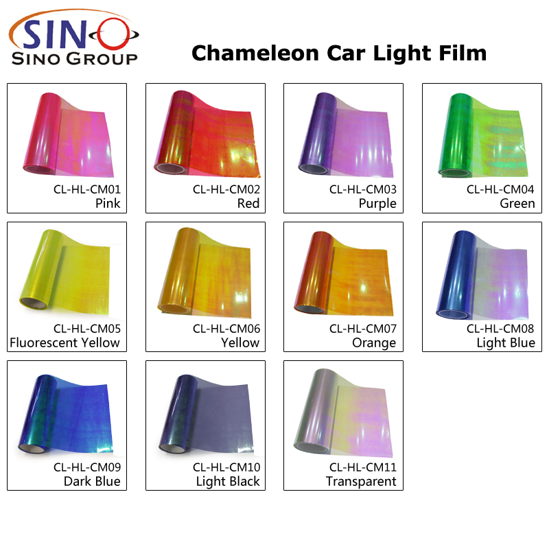 CL-HL-CM Chamäleon Auto Scheinwerfer Farbton Film
